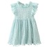 Koronkowa sukienka dziewczyny jasnoniebieski
