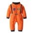 Kostium astronauty dla dzieci kostium astronauty dla dzieci kosmonauta Cosplay kostium karnawałowy kostium na Halloween maluch kostium astronauty pomarańczowy