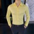 Koszula męska F426 żółty