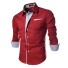 Koszula męska F466 czerwony