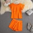 Koszulka damski i spodenki B1172 pomarańczowy