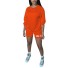 Koszulka damski i spodenki P1002 pomarańczowy