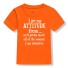 Koszulka dziecięca B1554 pomarańczowy