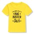 Koszulka dziecięca dla rodzeństwa B1510 żółty