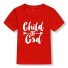 Koszulka dziecięca T2528 czerwony