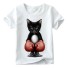Koszulka dziecięca z kotem B1508 F