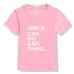 Koszulka dziewczęcy B1571 różowy