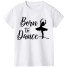 Koszulka dziewczęcy z baletnicą A