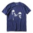 Koszulka męska T2095 ciemnoniebieski
