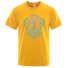 Koszulka męska T2098 ciemnożółty