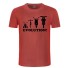 Koszulka męska T2117 czerwony