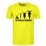 Koszulka męska T2117 żółty