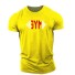 Koszulka męska T2126 żółty