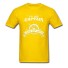 Koszulka męska T2153 żółty