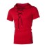 Koszulka męski z kapturem T2080 czerwony