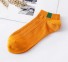 Kotníkové ponožky A1476 oranžová
