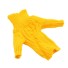Kötött pulóver babához sárga
