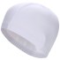 Koupací čepice Voděodolná plavecká čepice Sportovní koupací čepice 20 x 25 cm bílá