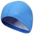 Koupací čepice Voděodolná plavecká čepice Sportovní koupací čepice 20 x 25 cm modrá