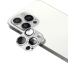 Kovový kryt k ochraně čoček pro iPhone 15 Plus stříbrná