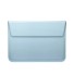 Kožené pouzdro na notebook pro MacBook, Huawei 15 palců, 38,7 x 27 cm světle modrá