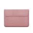 Kožené pouzdro na notebook vzor krokodýlí kůže pro MacBook, Huawei 15 palců, 38,7 x 27 cm růžová