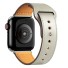 Kožený remienok pre Apple Watch 38 mm / 40 mm / 41 mm T860 krémová