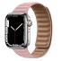 Kožený remienok pre Apple Watch 42 mm / 44 mm / 45 mm ružová