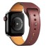 Kožený řemínek pro Apple Watch 38 mm / 40 mm / 41 mm T860 vínová
