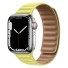 Kožený řemínek pro Apple Watch 42 mm / 44 mm / 45 mm žlutá