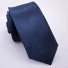 kravata T1202 tmavo modrá