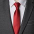 Krawat męski T1221 czerwony