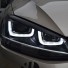 Kryty na přední světla pro Volkswagen 2 ks černá