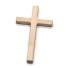 Krzyż drewniany 2 szt jasny brąz