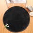 Kulatý koberec 100 cm černá