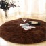 Kulatý koberec 100 cm hnědá