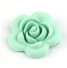 Kulki silikonowe w kształcie kwiatów - 10 szt zielony