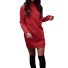 Kurzes Pulloverkleid rot