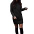 Kurzes Pulloverkleid schwarz