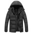 Kvalitná pánska bunda na zimu J1962 čierna