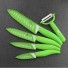 Kvalitná sada keramických nožov - 5 ks zelená