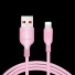 Ladekabel für Apple Lightning / USB K624 rosa