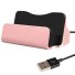 Ladeständer für Apple Lightning / Micro USB / USB-C rosa