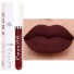 Langanhaltender, mattierter, flüssiger Lippenstift. Langanhaltender, mattierter Lippenstift, feuchtigkeitsspendender Lippenstift mit mattem Muster 18