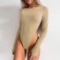 Langarm-Body für Damen B680 beige