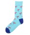 Lange Herrensocken – Flamingos 7