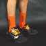 Lange Herrensocken orange