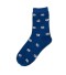 Lange Socken mit Elefantenaufdruck blau