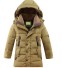 Lange Winterjacke für Jungen J2529 grün