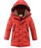 Lange Winterjacke für Jungen J2529 orange